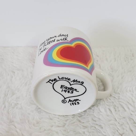 AVON Vintage 1983 Easter The Love Mug Rainbow - Picture 9 of 10